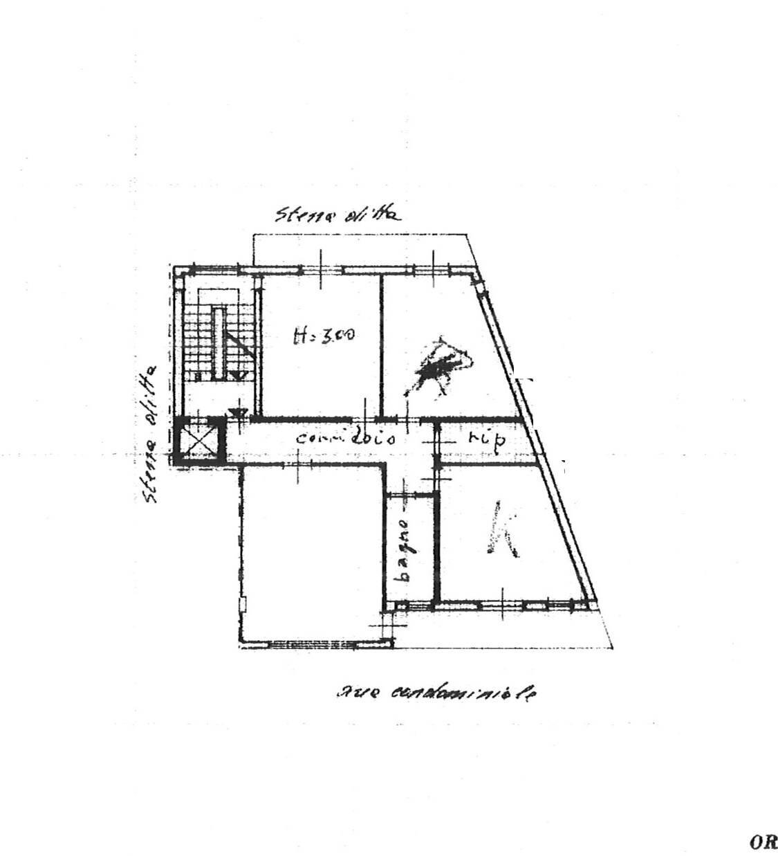 Foto 27 - Four-room apartment Via Sebastiano Olivieri, Siracusa - floor plans 1