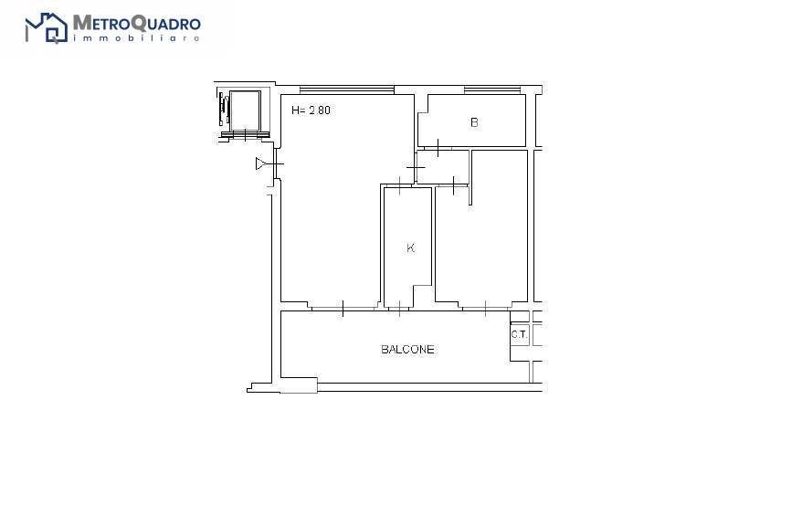 Foto 32 - Bilocale viale donato bramante
 
15, Fiumicino - planimetria 1