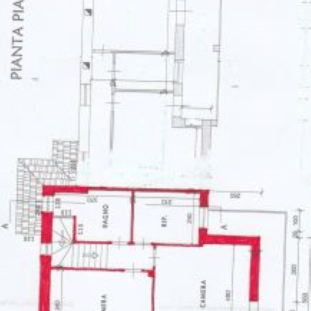 Villa Bagnolo Piemonte - planimetria 1