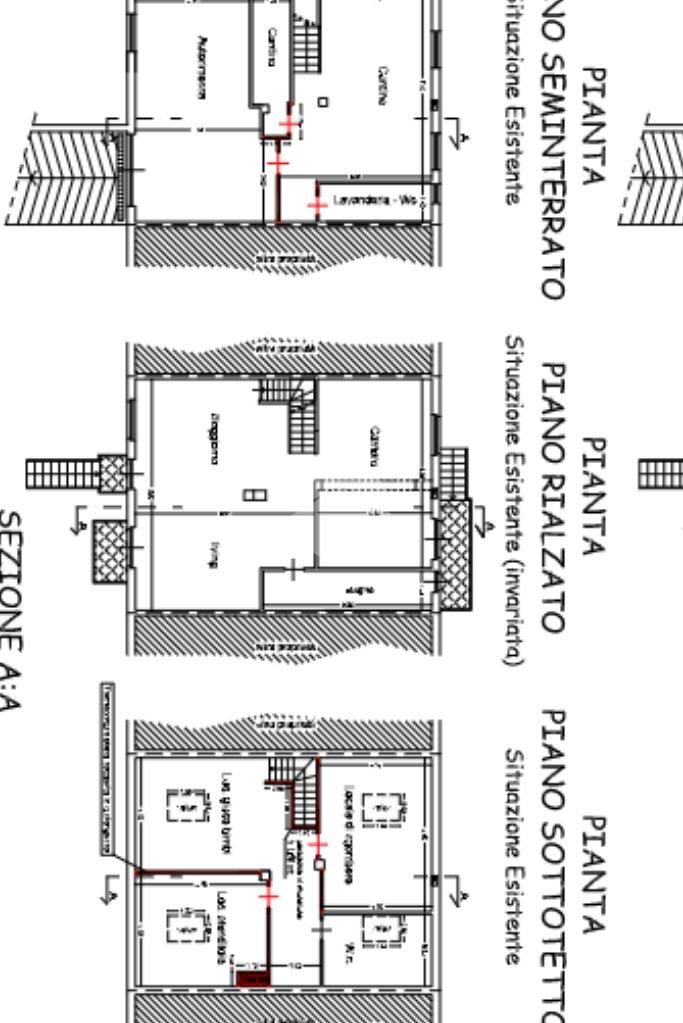 Terraced Villa Via Chisone, None - floor plans 1