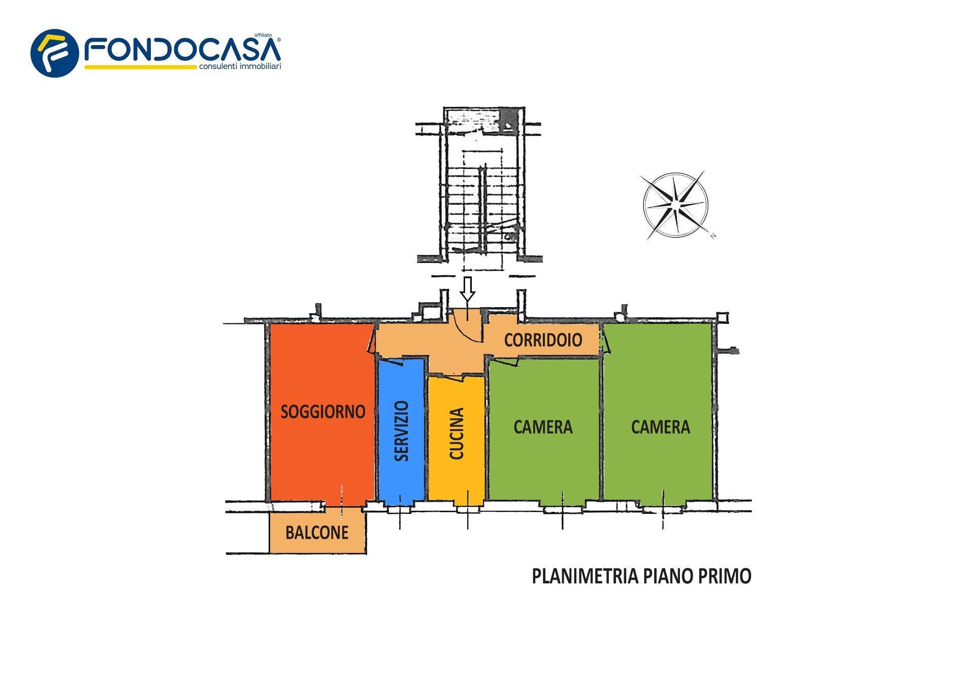 Foto 33 - Trilocale Via Carso
 
59, Arcore - planimetria 1