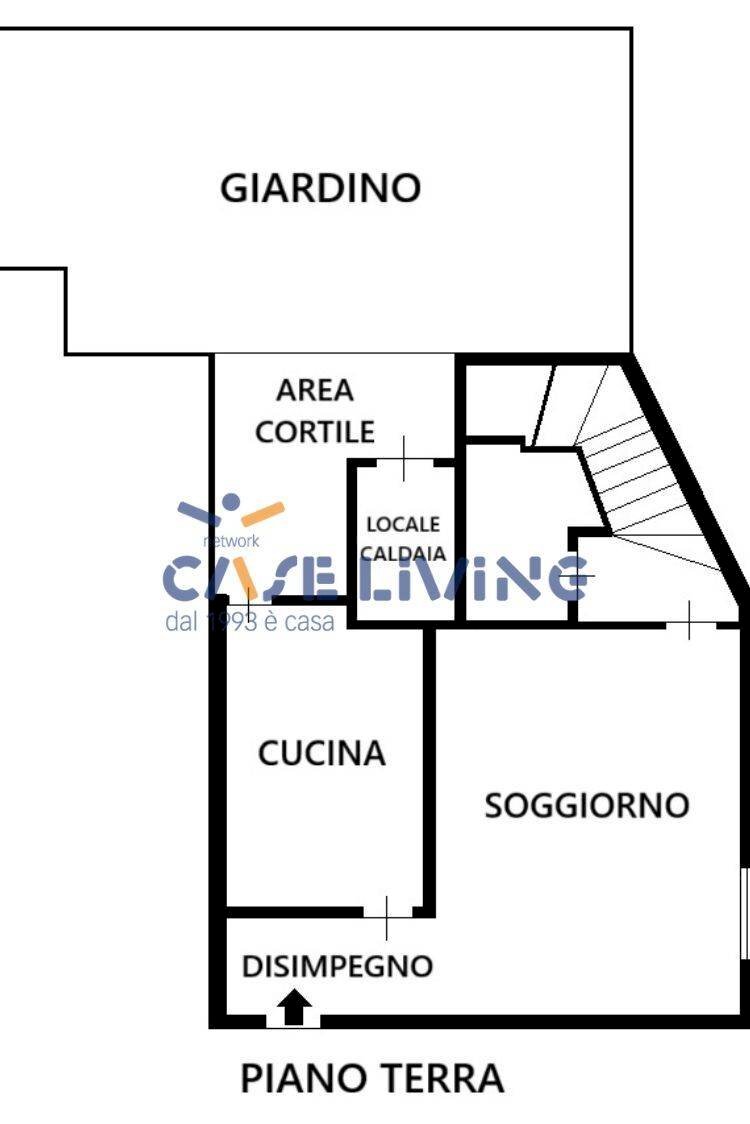 Foto 39 - Casa semi indipendente Via Camillo Benso di Cavour
 
23, Rosate - planimetria 1