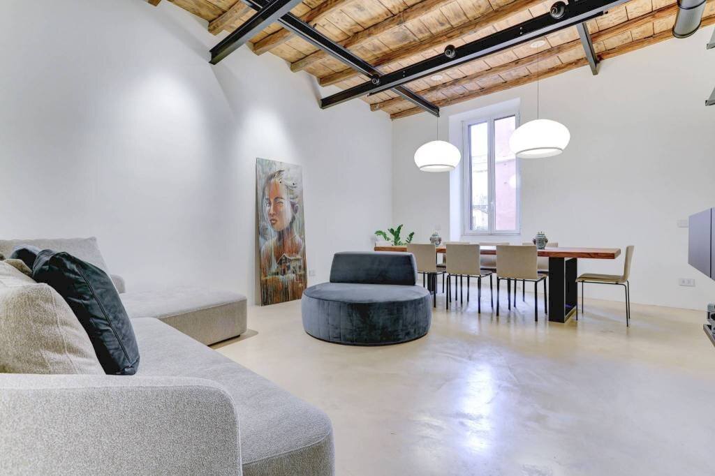 Salone - Trilocale via della Pelliccia, 49, Roma - foto 1