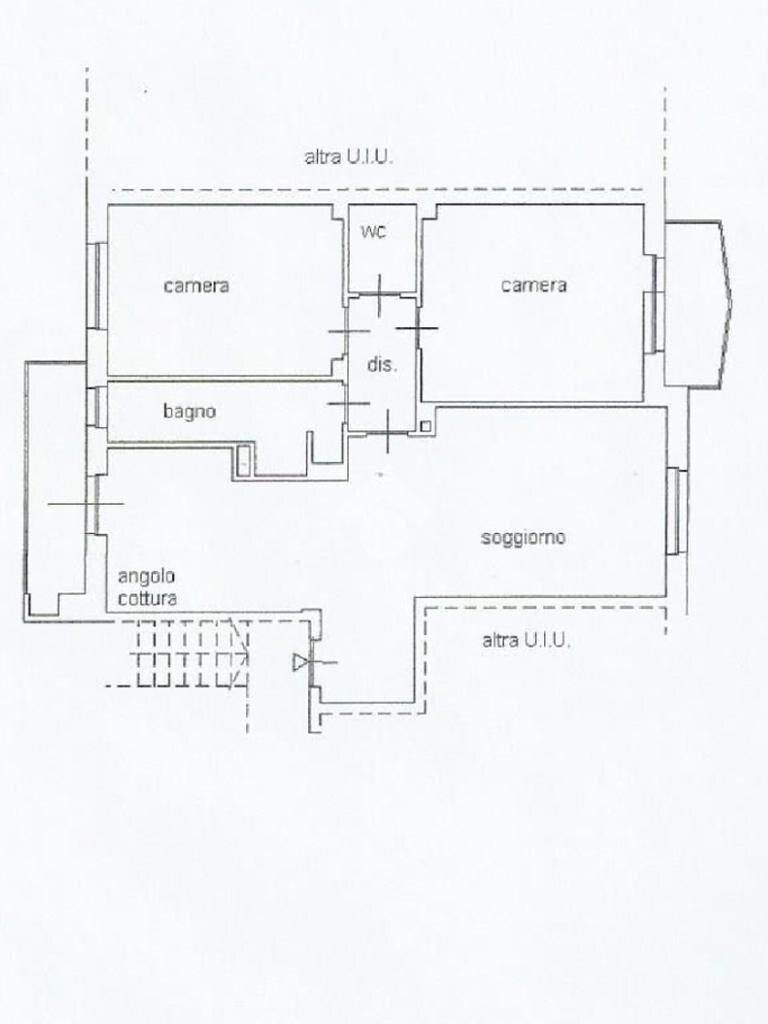Quadrilocale Via cravero, Pinerolo - planimetria 1