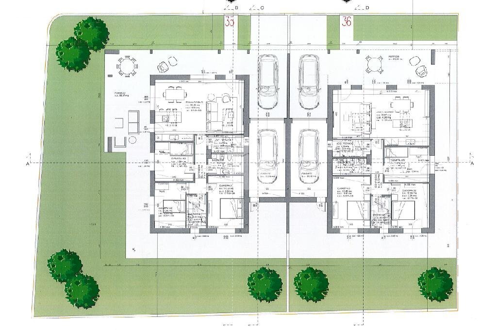Portion of a house Via XXIV Maggio, Sorbolo Mezzani - floor plans 1