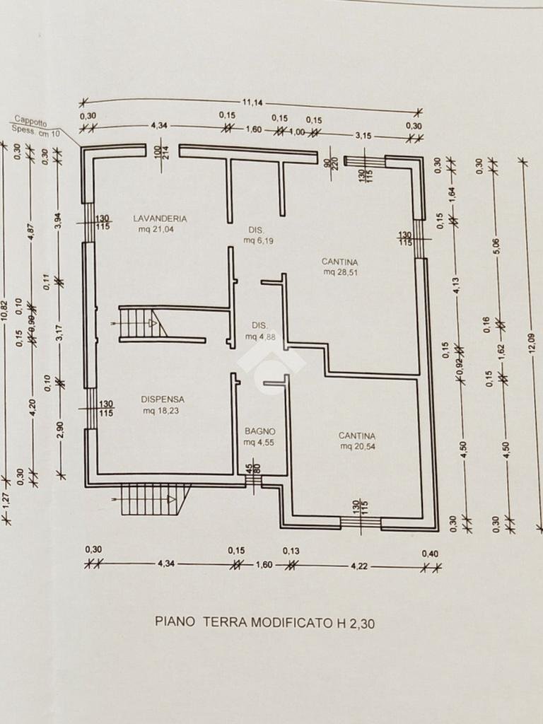 Independent house Via Jufina, Ravenna (neighborhood Cruser) - floor plans 1