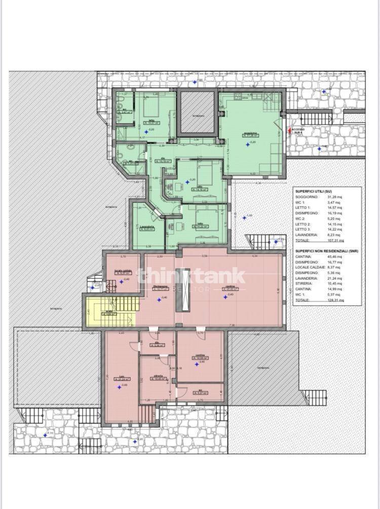 Foto 58 - Villa Via G. Sanfilippo, Sant'Agata Li Battiati - planimetria 1