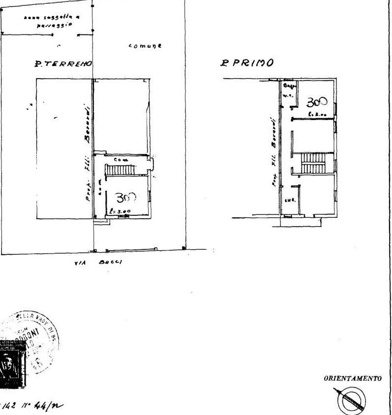 planimetrie appartamento - Four-room apartment Imola - floor plans 1