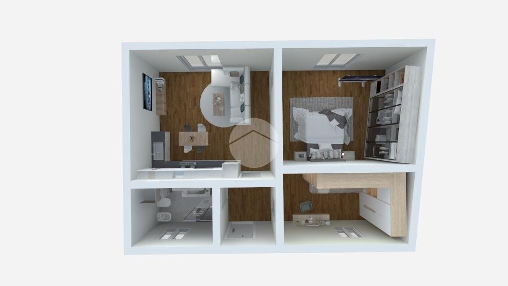 Three-room apartment Via Chianoc, Savigliano - floor plans 1