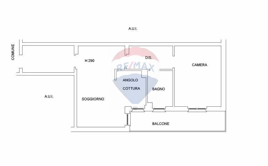Pianta appartamento - Two-room apartment via Medaglie D'oro
 
31, Varese - floor plans 1