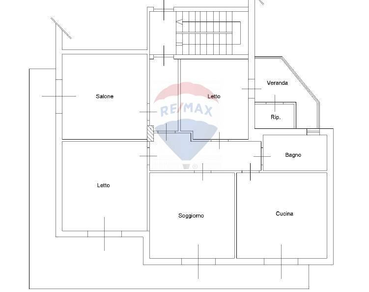 Pianta 2D - Appartamento Via Cavalieri di Vittorio Veneto
 
2, Gravina di Catania - planimetria 1