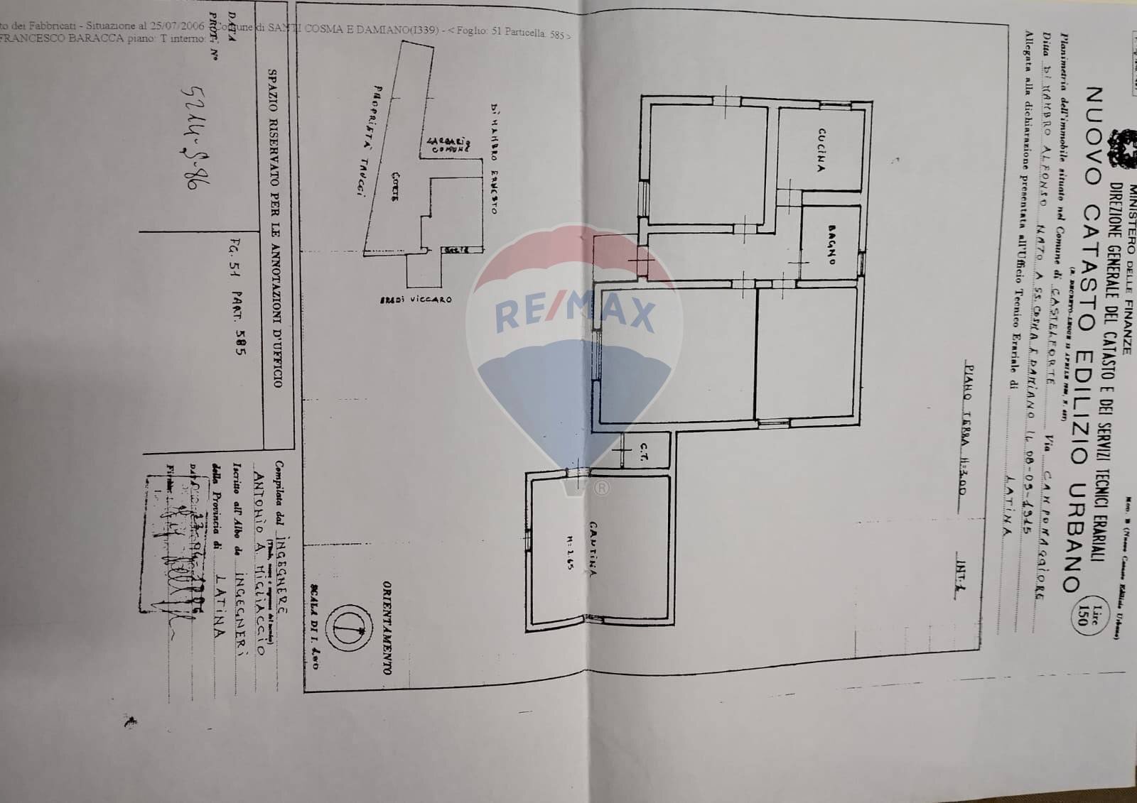 Pianta 2D - Casa indipendente Santi Cosma e Damiano - planimetria 1
