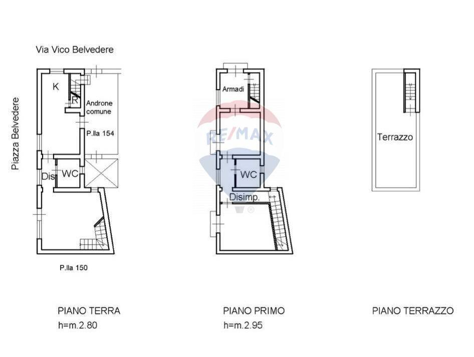 Pianta 2D - Independent house PIAZZETTA BELVEDERE
 
1, Trapani - floor plans 1