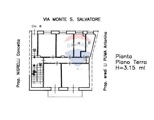 Pianta 2D - Appartamento via monte san salvatore
 
8, Castellana Sicula - planimetria 1