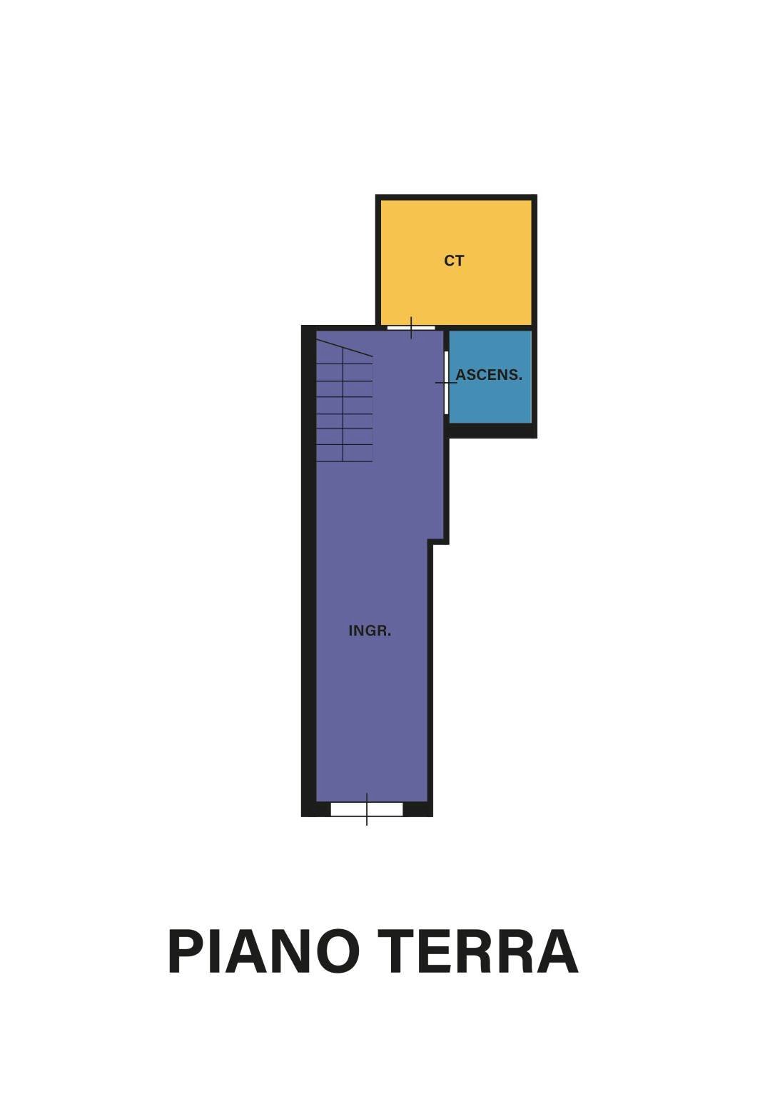 Appartamento via Giacomo Matteotti, Russi - planimetria 1