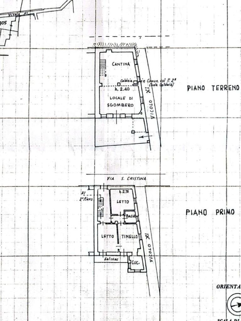 Casa indipendente Via Santa Cristina, Ceres - planimetria 1