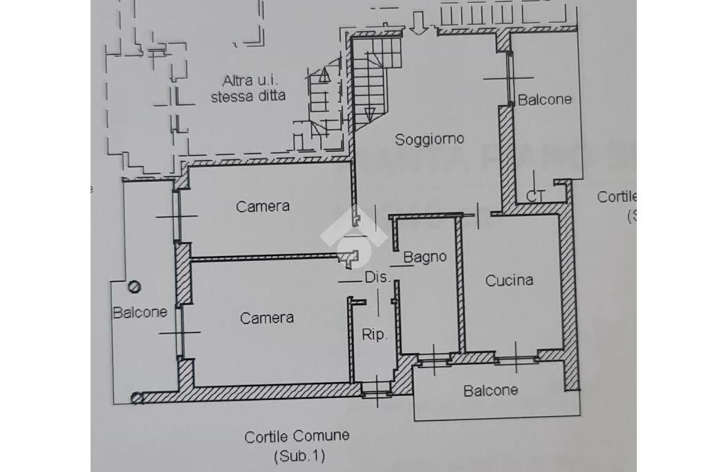 Appartamento Via Cristoforo Colombo, Caselle Torinese - planimetria 1