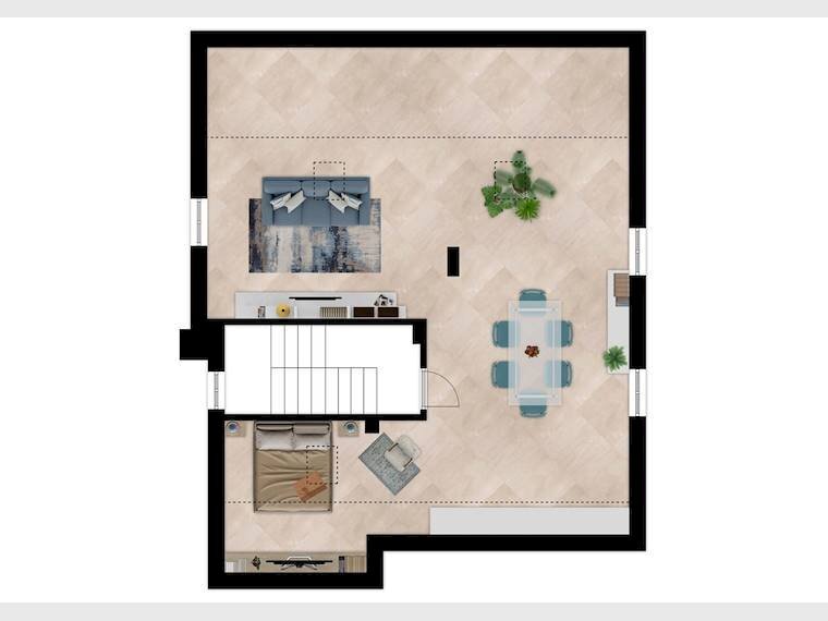 Villa Via Monte Ghinivert, 6, Pinerolo - floor plans 1