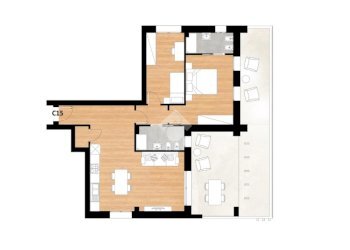 Three-room apartment Via E. Coletti, Rimini - photo 12