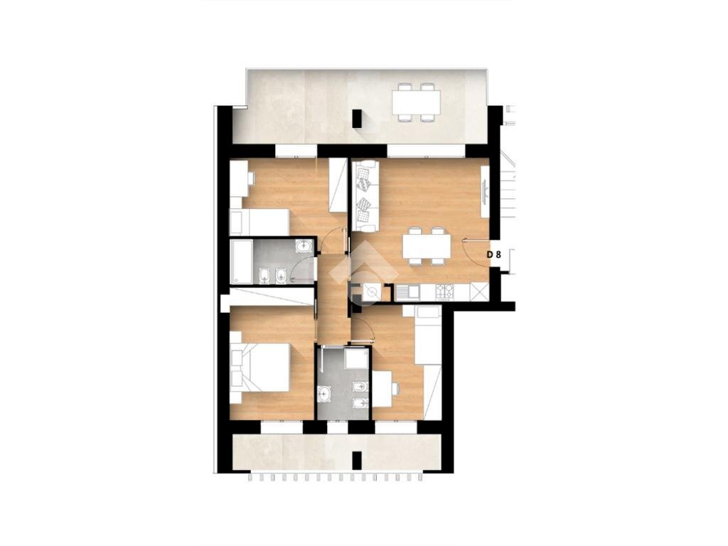 Attico Via E. Coletti, Rimini - foto 1