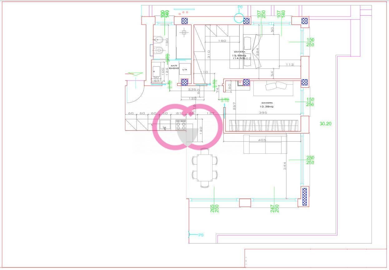 Foto 30 - Trilocale Via Aurelia di Ponente, Varazze - planimetria 1