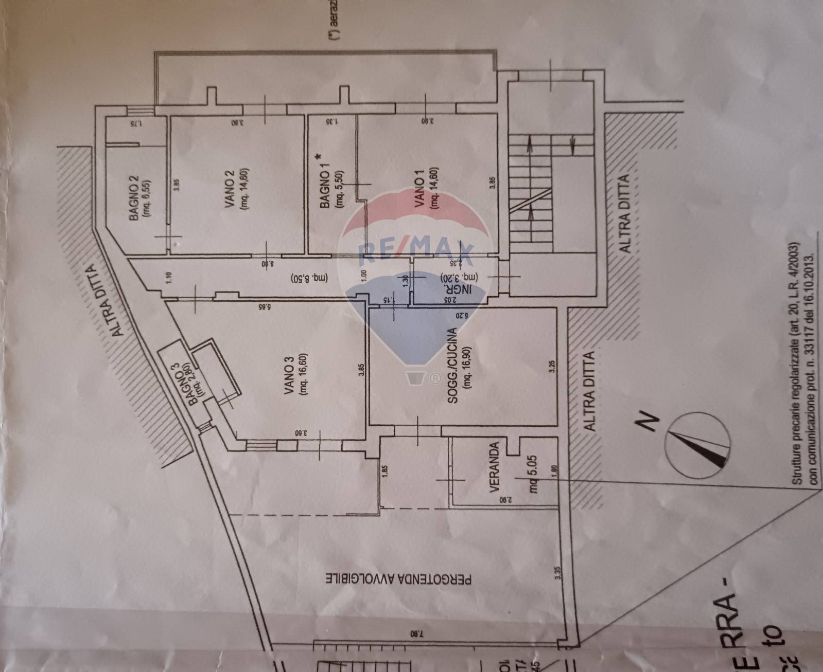 Pianta 2D - Appartamento via San Nicolò
 
157, Aci Catena - planimetria 1