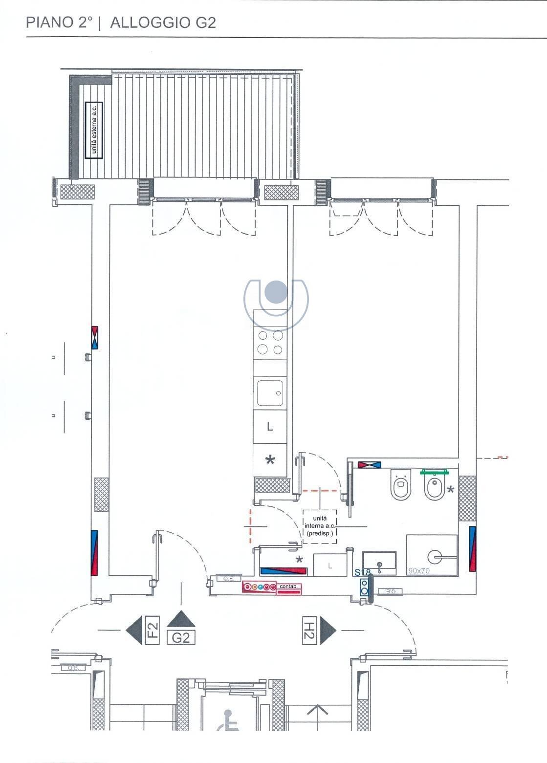 Foto 24 - Bilocale piazza Giacomo Matteotti, Grugliasco - planimetria 1