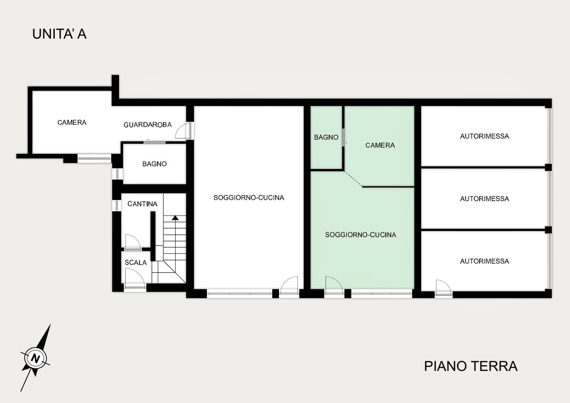 Foto 4 - One-room apartment Via Ruggero Leoncavallo
 
91, Vicenza - floor plans 1