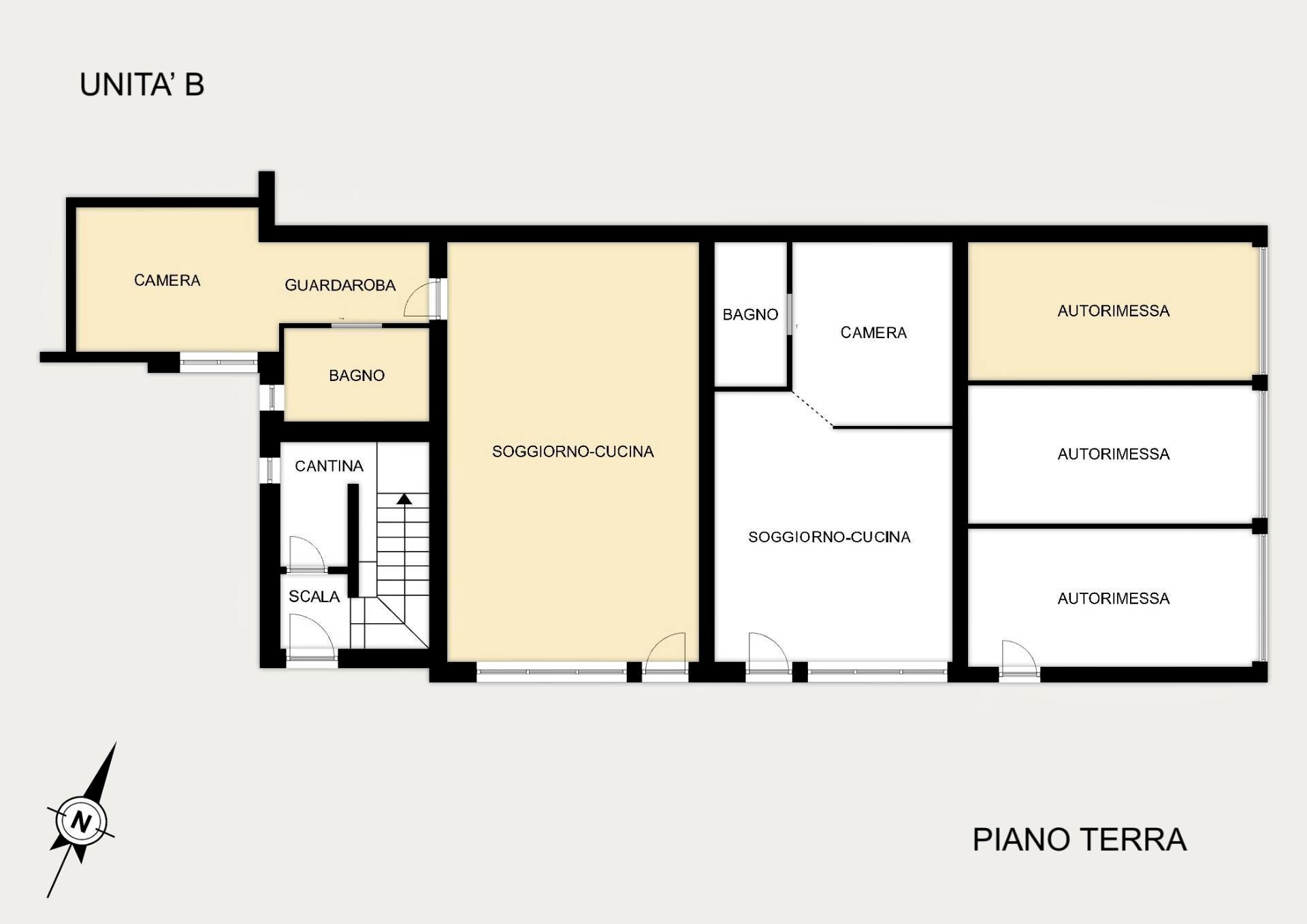 Foto 4 - Two-room apartment Via Ruggero Leoncavallo
 
91, Vicenza - floor plans 1