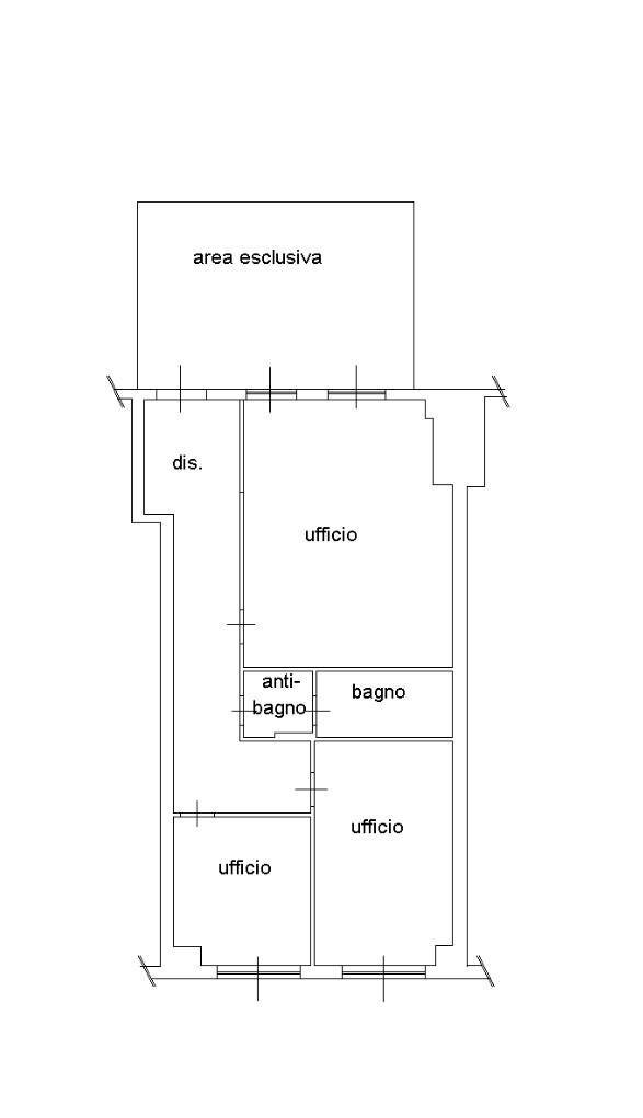 Foto 13 - Ufficio Via Colombo, Piacenza - planimetria 1