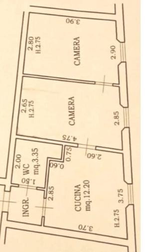 Trilocale via 20 Settembre, Montelupo Fiorentino - planimetria 1