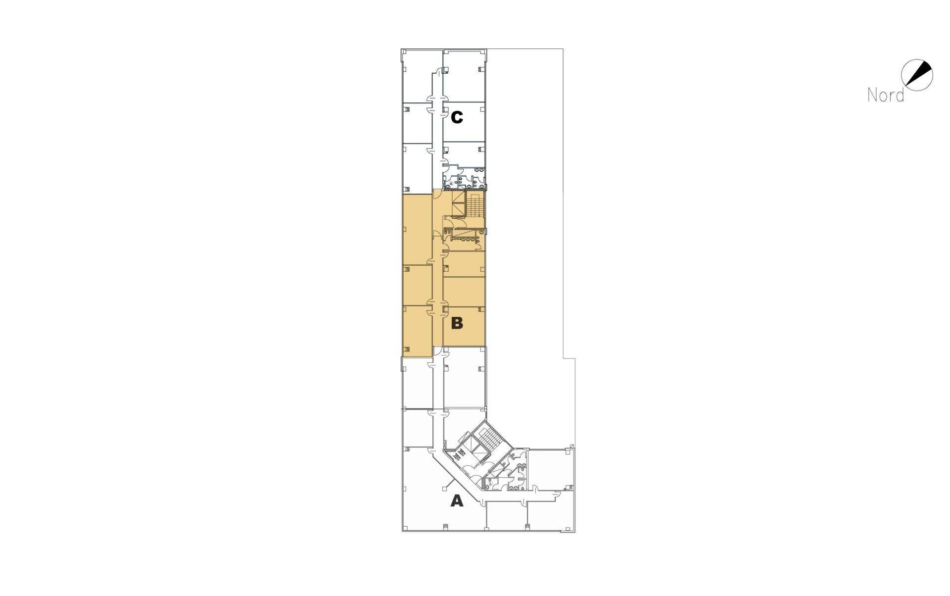 Ufficio via Alberto Falck, Sesto San Giovanni - planimetria 1