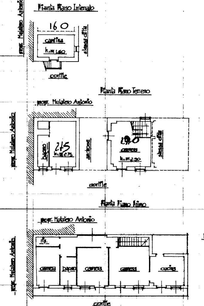 Semi-detached house Via san pietro, Ciriè - floor plans 1