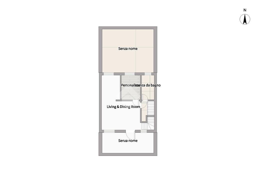 Villa a Schiera Via Lodi, Melegnano - planimetria 1