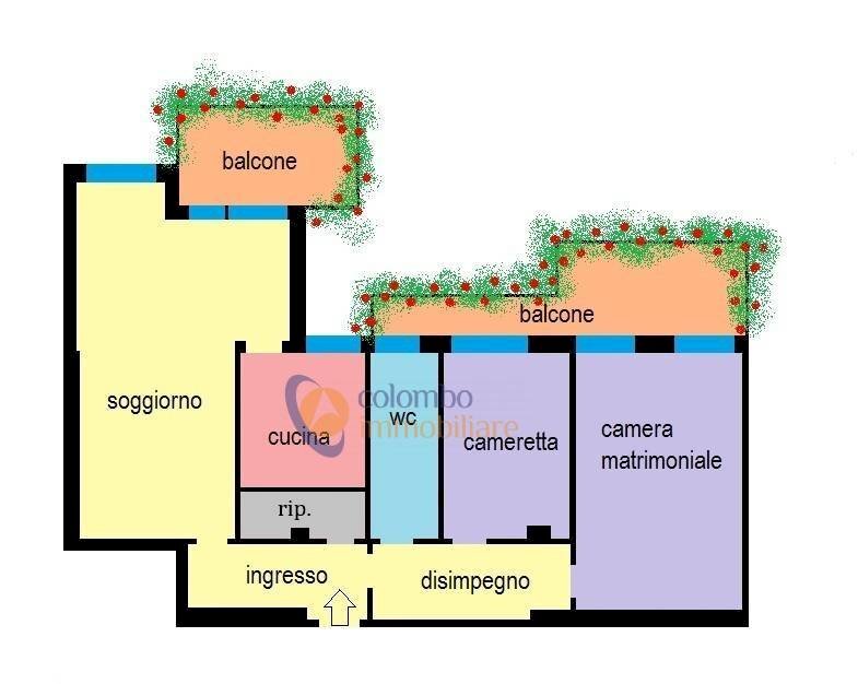 Foto 2 - Trilocale largo Gaetano Giardino
 
7, Busto Arsizio - planimetria 1