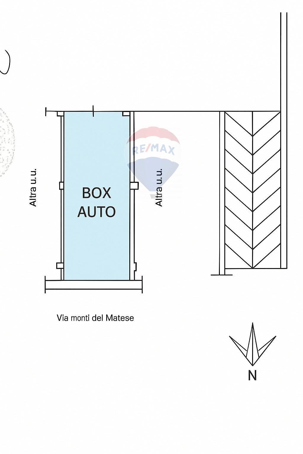Pianta 2D - Box via Monti del Matese
 
66, Casoria - planimetria 1