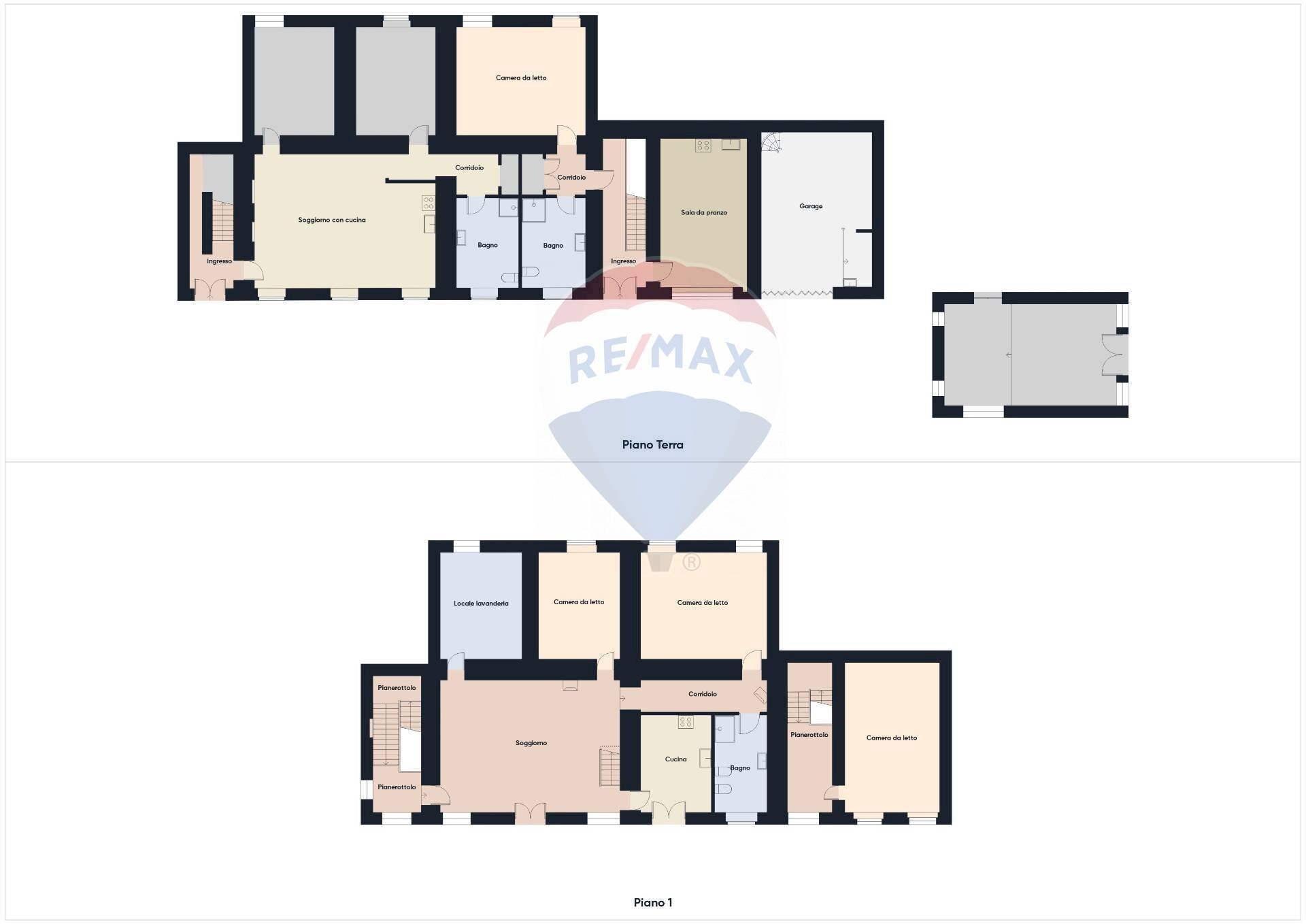 Pianta 2D - Casa indipendente FRAZIONE BOTTAROLO
 
4, Barbianello - planimetria 1