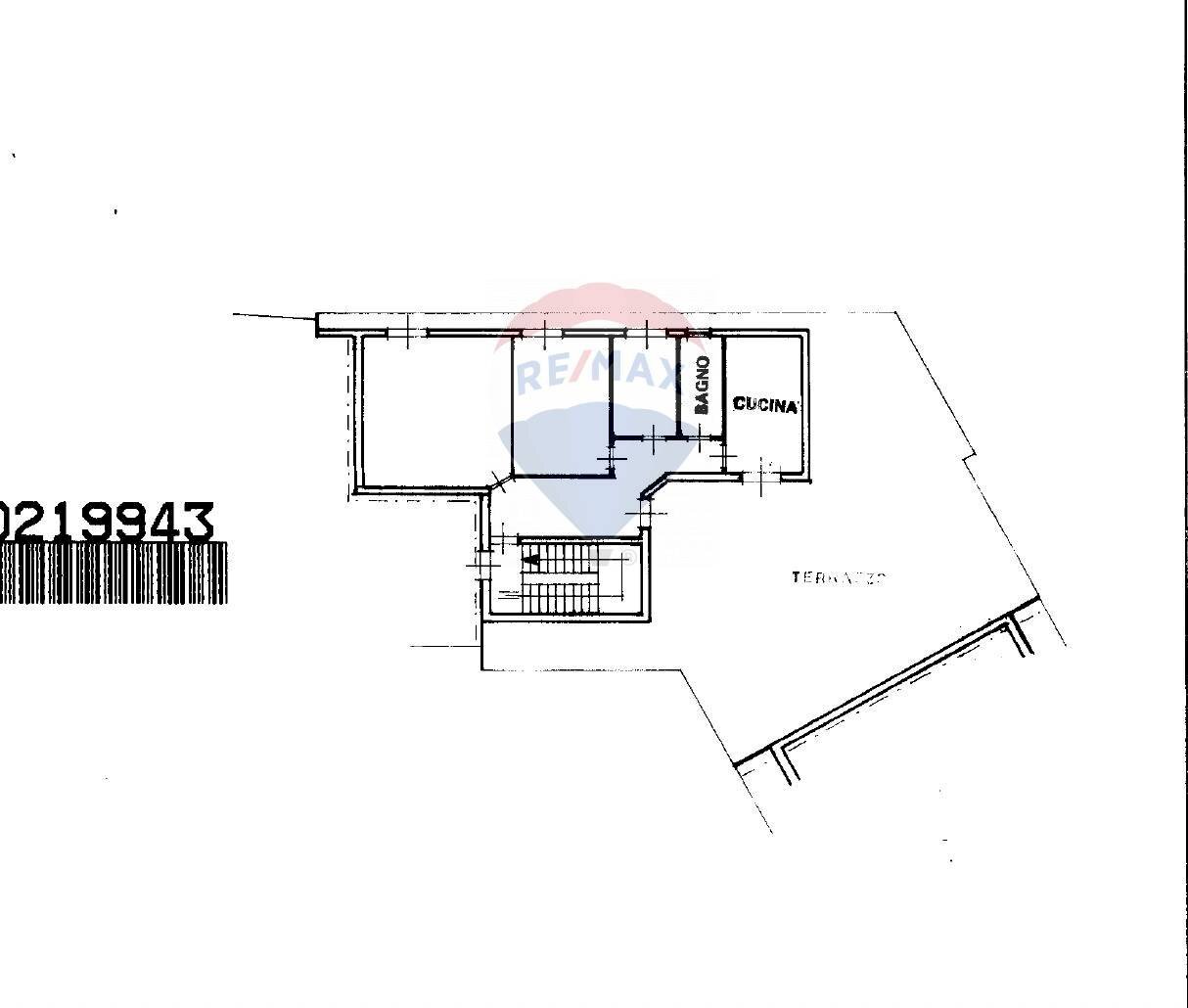 Pianta 2D - Three-room apartment Via Vittorio Emanuele
 
330, Aci Catena - floor plans 1