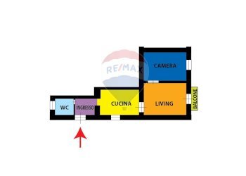 Pianta 2D - Quadrilocale Napoli - foto 18