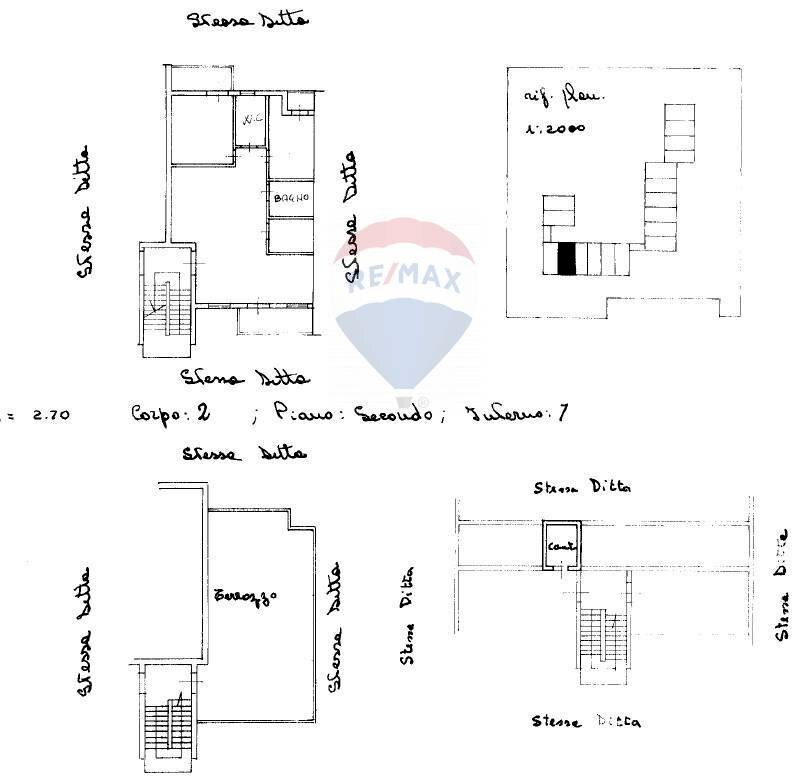 Pianta 2D - Apartment Scalo dei saraceni, Manfredonia - floor plans 1