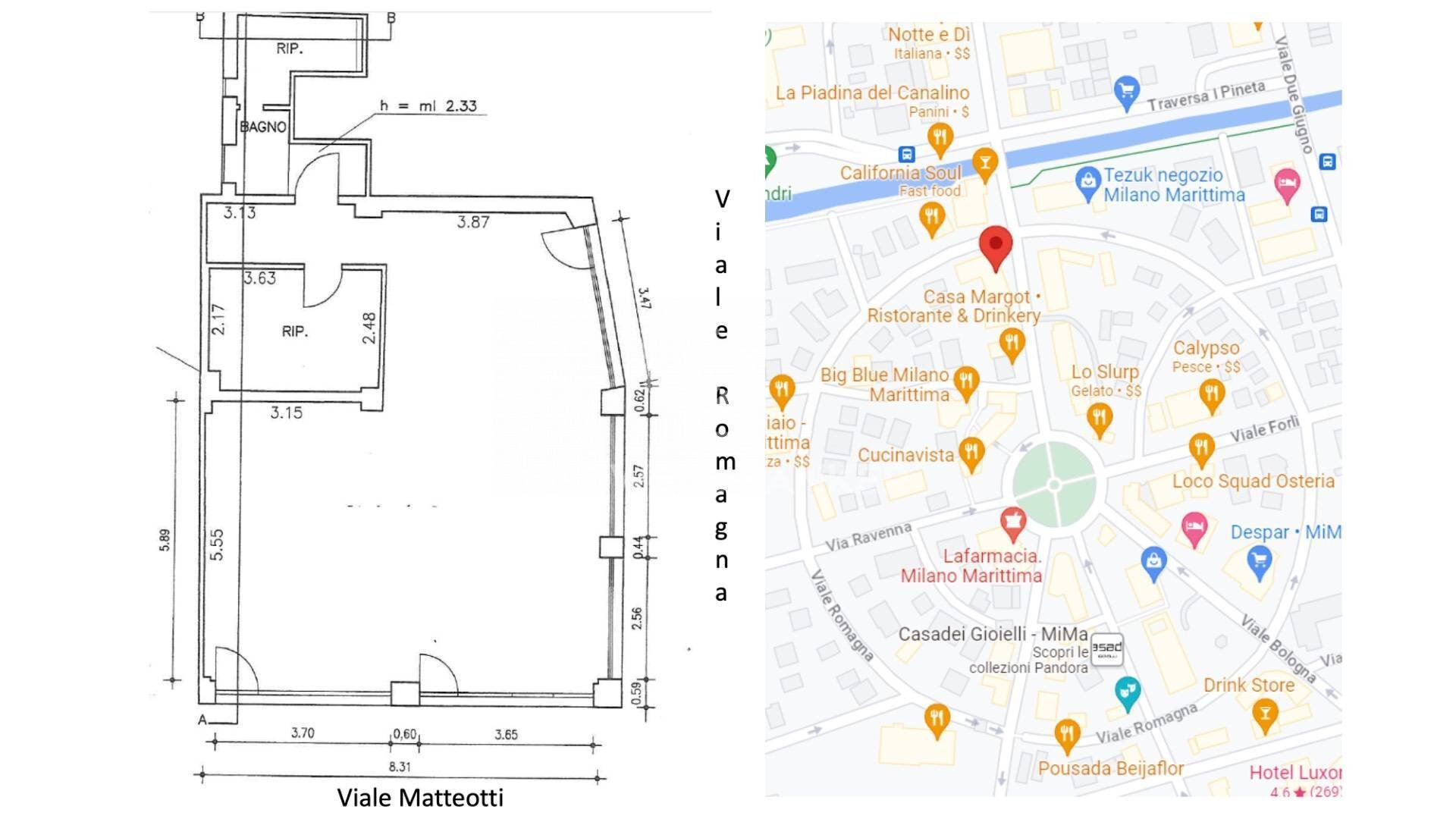 Foto 5 - Shop matteotti
 
37, Cervia - floor plans 1