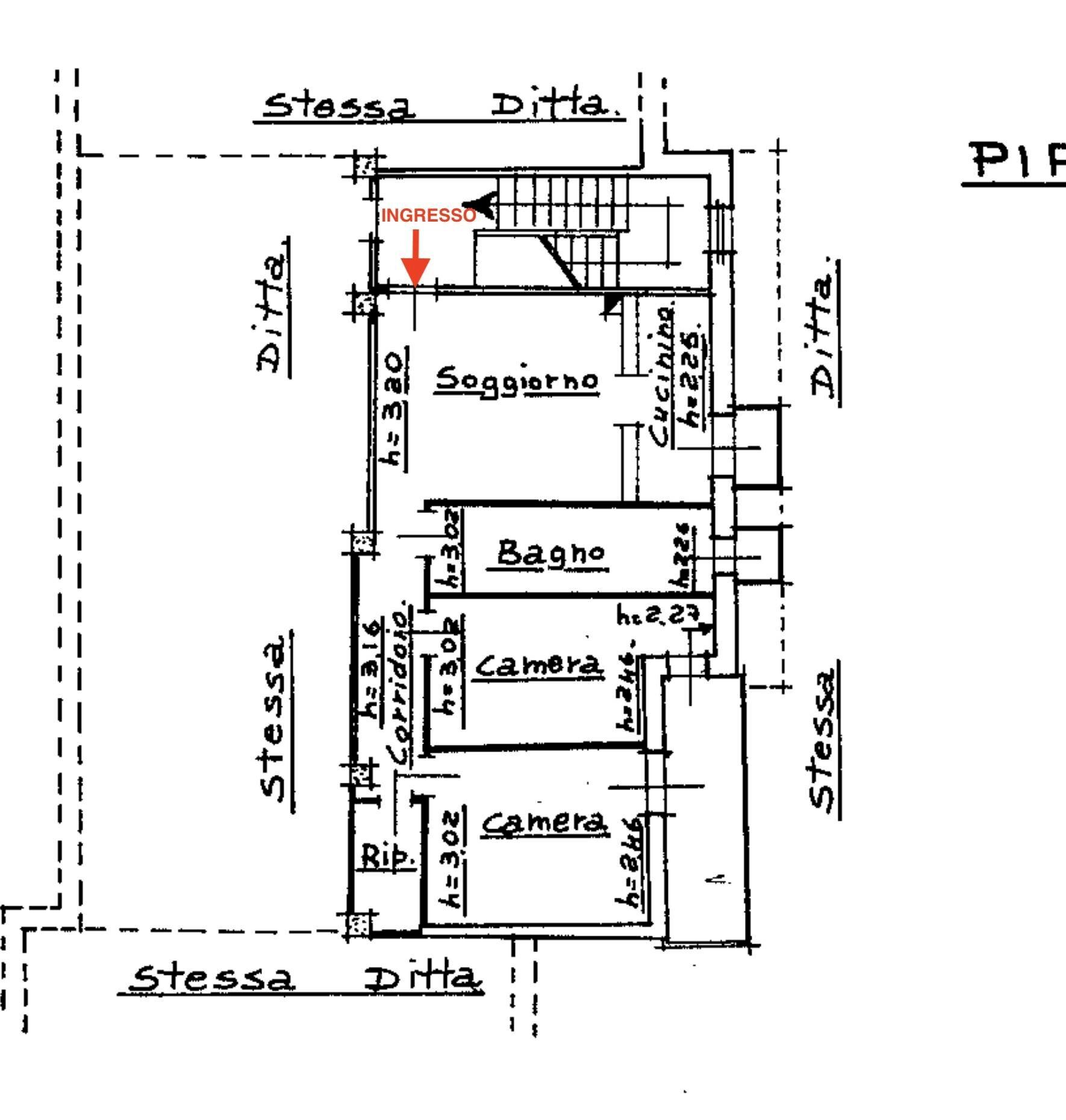 Foto 22 - Trilocale VIA GIARDINI
 
13, Villanova Mondovì - planimetria 1