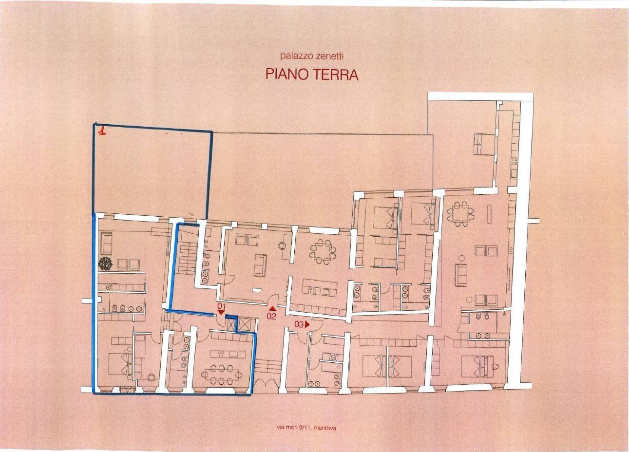 Foto 6 - Trilocale Mantova - planimetria 1