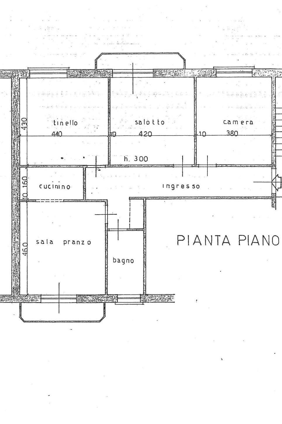 Trilocale via Cavalli, 11, Carmagnola - planimetria 1
