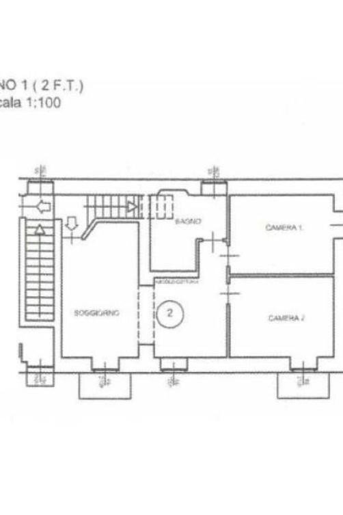 Appartamento Cascina Frattone, Carmagnola - planimetria 1