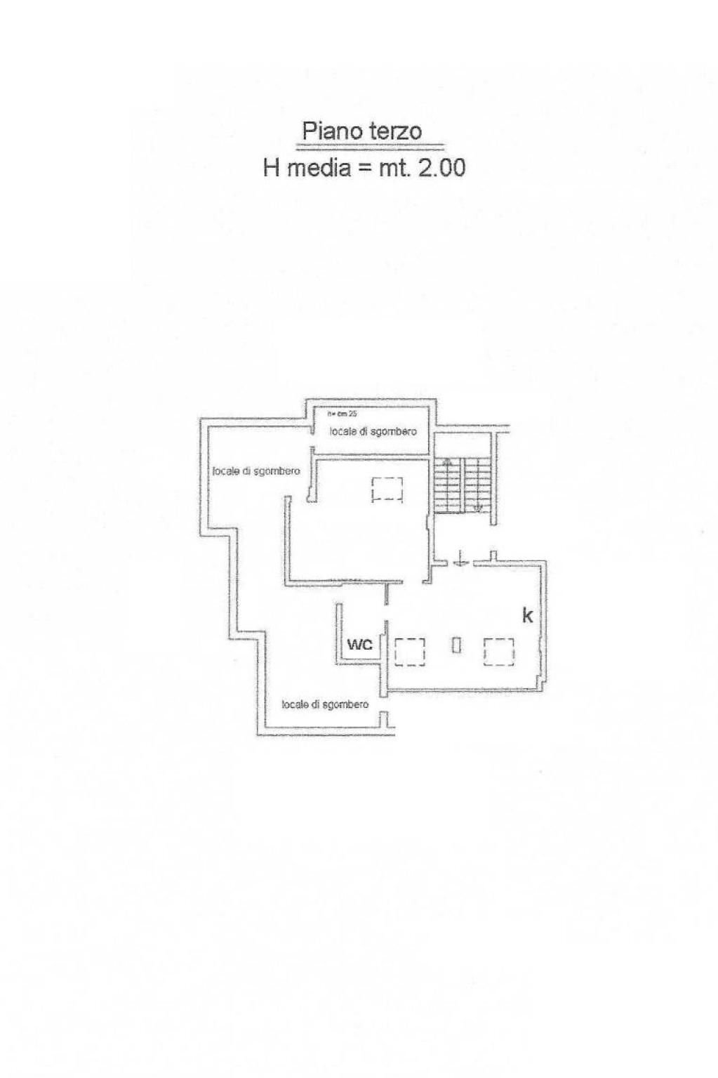 Bilocale via Chiappella, 5A, Serra Riccò - planimetria 1