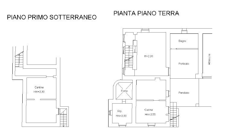 Rustico frazione Madonna Delle Grazie, Cuneo - planimetria 1