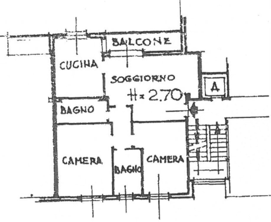 Quadrilocale San Lazzaro di Savena - planimetria 1
