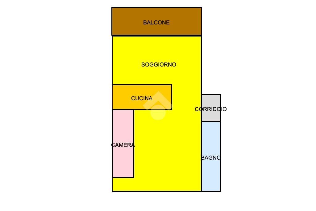 One-room apartment Frazione Grange Sises, Sauze di Cesana - floor plans 1