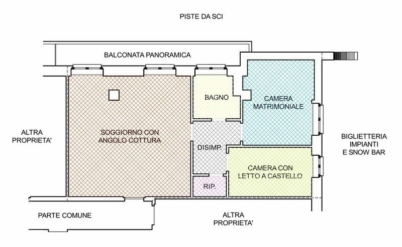 Trilocale piazza RUCAS, 5, Bagnolo Piemonte - planimetria 1